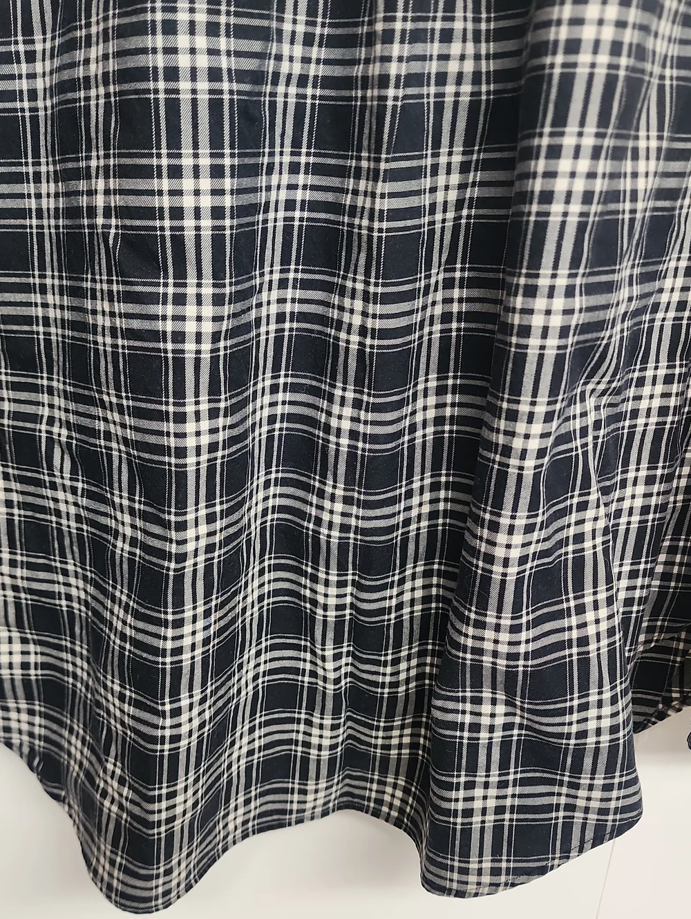 Polo by Ralph Lauren Classic Fit Men’s Navy and White Plaid Button-Down Shirt